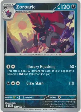 Shrouded Fable Zoroark #32/64 reverse holo